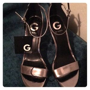 Shoes high heel silver